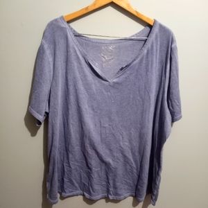 (3for$20) Terra & sky light purple tshirt 3x